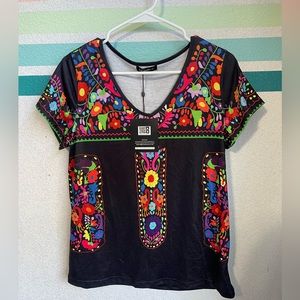 Mexican floral top